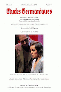 Etudes germaniques, no 04, 2007